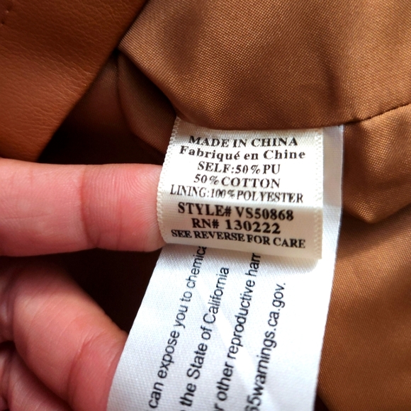 V ery j Womens Side Zipper Mini Skirt - Camel - Picture 3 of 4